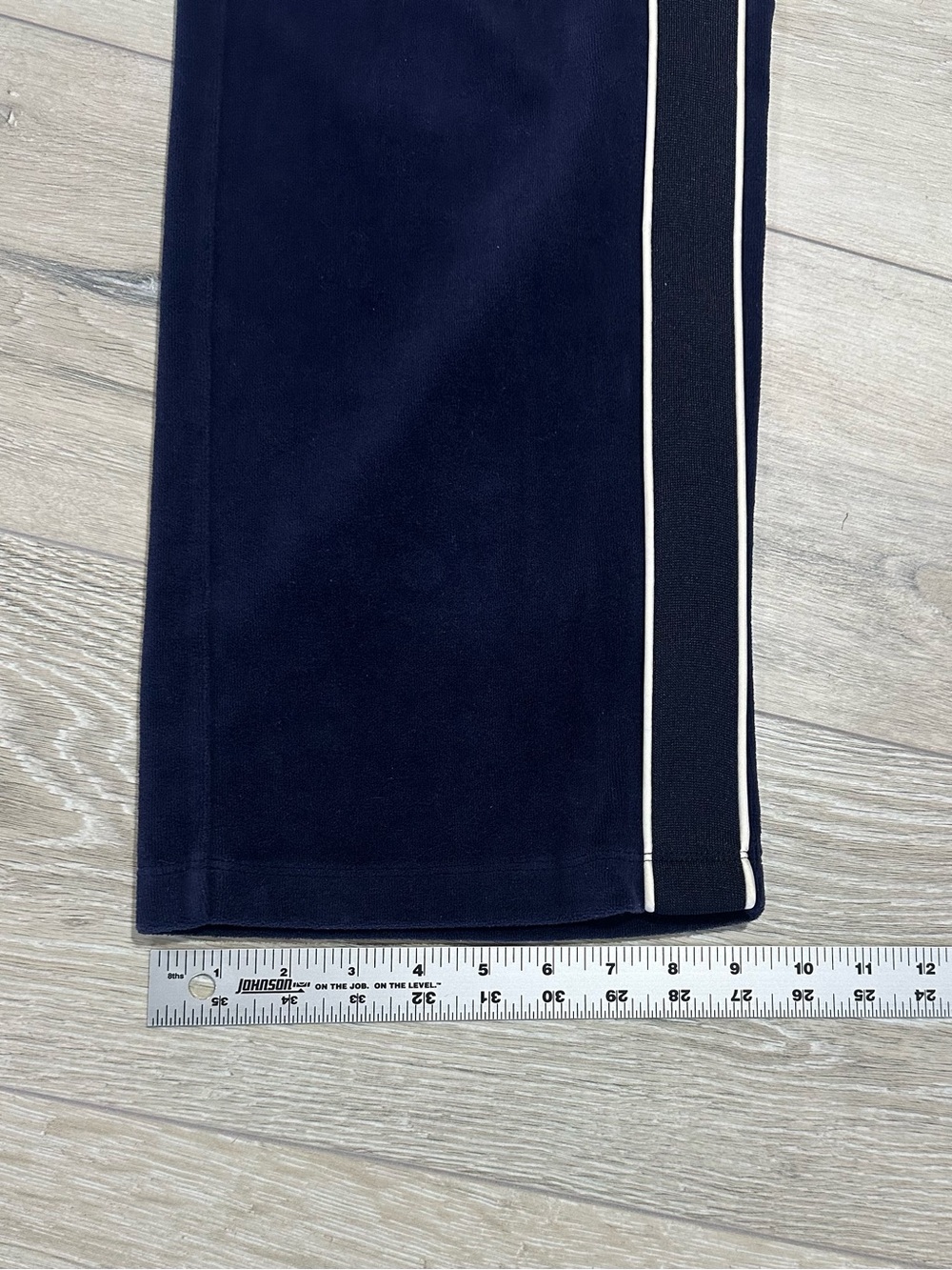 Lauren Ralph Lauren Velour Tracksuit Set Navy Blue Medium Athleisure Loungewear - Picture 13 of 13